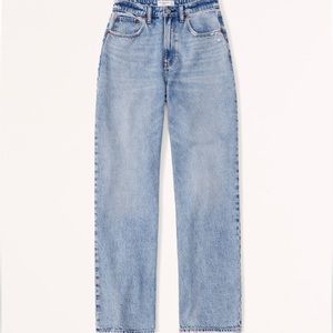 Abercrombie High Rise Loose Jean